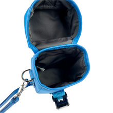 Load image into Gallery viewer, MCM Nylon Mini Flap Shoulder Bag Blue