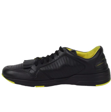 Load image into Gallery viewer, Gucci Leather Fringe Sneakers Black