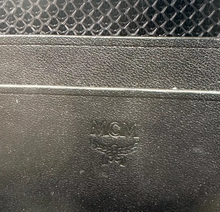 Load image into Gallery viewer, MCM Visetos Leather/Nylon 4-in-1 Sling Belt Bag Black