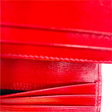 Load image into Gallery viewer, Gucci Leather Interlocking Bi-fold Wallet Burgundy