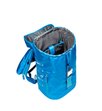 Load image into Gallery viewer, MCM Nylon Detachable Hood Backpack Blue