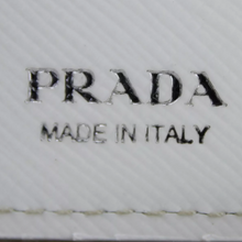 Load image into Gallery viewer, Prada Leather Robot Print Zip Around Wallet White