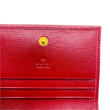 Load image into Gallery viewer, Gucci Leather Interlocking Bi-fold Wallet Burgundy