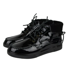 Load image into Gallery viewer, Yves Saint Laurent Leather Hi Top Sneakers Black