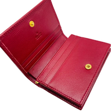 Load image into Gallery viewer, Gucci Leather Interlocking Bi-fold Wallet Burgundy