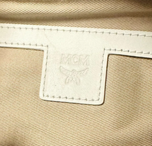 Load image into Gallery viewer, MCM Visetos Canvas Belt Bag White