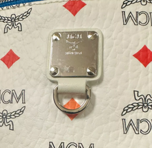 Load image into Gallery viewer, MCM Visetos Canvas Belt Bag White