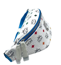 Load image into Gallery viewer, MCM Visetos Canvas Belt Bag White