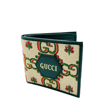 Load image into Gallery viewer, Gucci 100 Centennial Canvas Bifold Wallet Beige