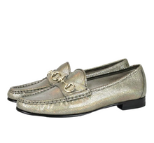Load image into Gallery viewer, Gucci Leather Horsebit Moccasins Fawn