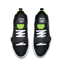 Load image into Gallery viewer, MCM Nylon Low-Top Sneaker Black