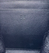 Load image into Gallery viewer, MCM Visetos Canvas Zipped Lanyard Wallet Black