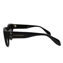 Load image into Gallery viewer, Alexander McQueen Spike Studs Acetate Sunglasses Black