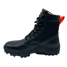 Load image into Gallery viewer, MCM Leather and Mesh Boots Black