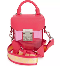 Load image into Gallery viewer, MCM Berlin Leather Transparent Crossbody Bag Teaberry Pink