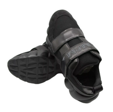 Load image into Gallery viewer, MCM Leather Suede Low-top Sneaker Black