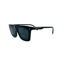 Load image into Gallery viewer, Burberry Camron Plastic Checkered Sunglasses Black