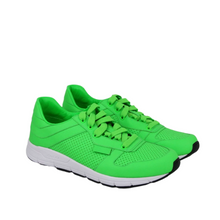 Load image into Gallery viewer, Gucci Leather Lace-up Sneakers Neon Green