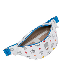 Load image into Gallery viewer, MCM Visetos Canvas Belt Bag White