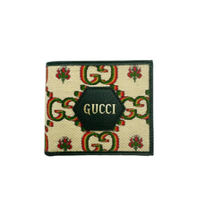 Load image into Gallery viewer, Gucci 100 Centennial Canvas Bifold Wallet Beige