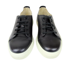 Load image into Gallery viewer, Gucci Men Leather Lace-up Sneaker Black