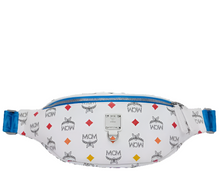 Load image into Gallery viewer, MCM Visetos Canvas Belt Bag White