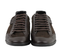 Load image into Gallery viewer, Gucci Suede Leather Lace-up Sneakers Dark Brown
