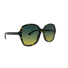 Load image into Gallery viewer, Gucci Havana Acetate Sunglasses Green