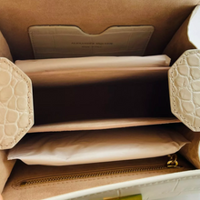 Load image into Gallery viewer, Alexander McQueen Leather Box Crossbody Bag Off White