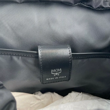 Load image into Gallery viewer, MCM Nylon Detachable Hood Backpack Black