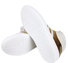 Load image into Gallery viewer, Gucci Leather Padded High-top Sneaker White