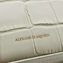 Load image into Gallery viewer, Alexander McQueen Leather Box Crossbody Bag Off White