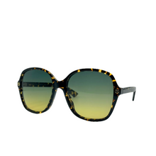 Load image into Gallery viewer, Gucci Havana Acetate Sunglasses Green