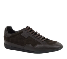 Load image into Gallery viewer, Gucci Suede Leather Lace-up Sneakers Dark Brown