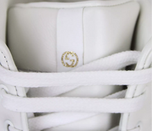 Load image into Gallery viewer, Gucci Leather Padded High-top Sneaker White