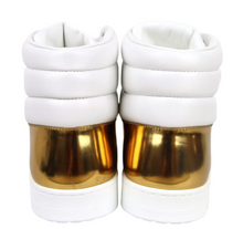 Load image into Gallery viewer, Gucci Leather Padded High-top Sneaker White