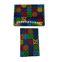 Load image into Gallery viewer, Gucci Psychedelic Leather Card Holder Multi Color