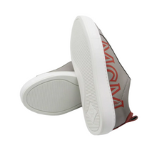 Load image into Gallery viewer, MCM Leather Low-top Sneaker Grey