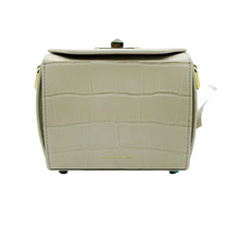 Load image into Gallery viewer, Alexander McQueen Leather Box Crossbody Bag Off White