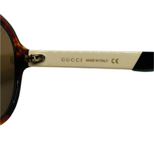 Load image into Gallery viewer, Gucci Havana Acetate Logo Sunglasses Brown