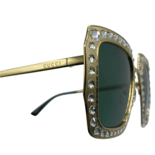 Load image into Gallery viewer, Gucci Metal Square Sunglasses Gold