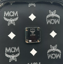 Load image into Gallery viewer, MCM Visetos Leather/Nylon 4-in-1 Sling Belt Bag Black