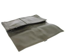 Load image into Gallery viewer, Gucci Python Leather Clutch Bag Large Dark Green