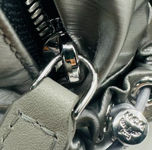 Load image into Gallery viewer, MCM Jemison Nylon Crossbody Waist Bag Silver