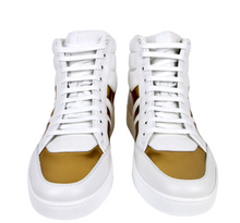 Load image into Gallery viewer, Gucci Leather Padded High-top Sneaker White