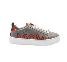 Load image into Gallery viewer, MCM Leather Low-top Sneaker Grey