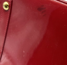 Load image into Gallery viewer, Louis Vuitton Women's Alma GM Monogram Patent Leather Satchel Bag Red