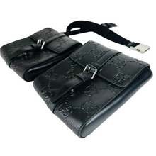 Load image into Gallery viewer, Gucci Guccissima Leather Belt Bag Black