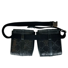 Load image into Gallery viewer, Gucci Guccissima Leather Belt Bag Black