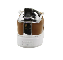 Load image into Gallery viewer, MCM Cognac Leather Low-top Sneaker Brown